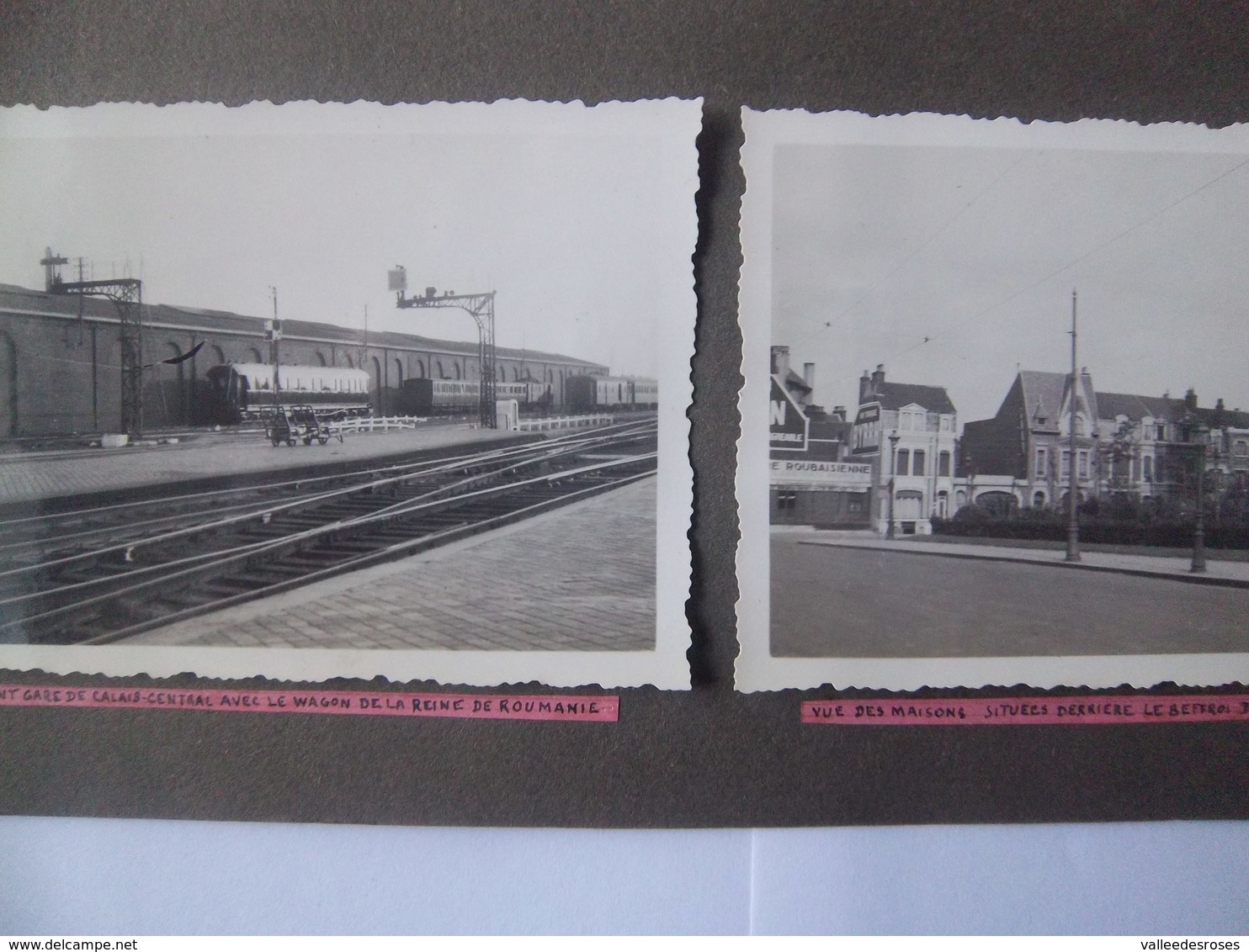 Ancienne Photo (7) Calais Gare, Phare , Plage - Lieux