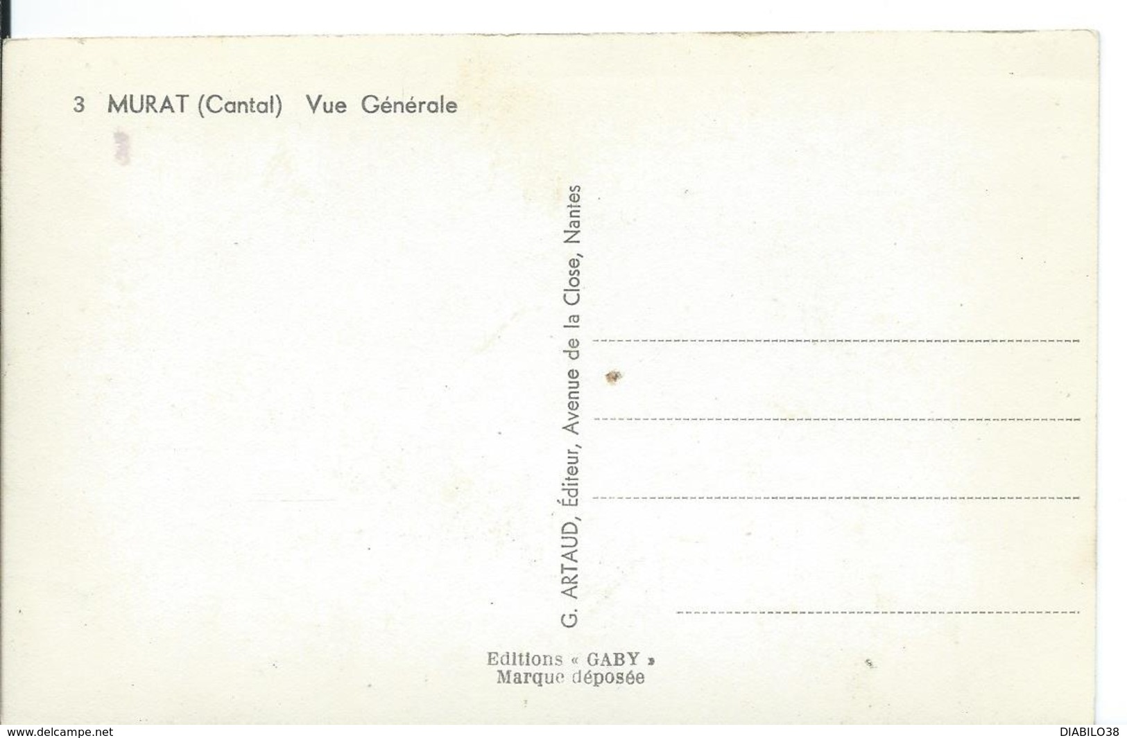 MURAT   ( CANTAL )    VUE GÉNÉRALE - Murat