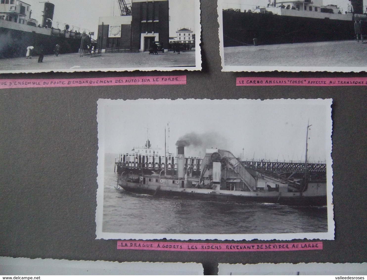 Ancienne Photo (9) Calais Bateaux, Commerce, Tramway,boutique - Bateaux