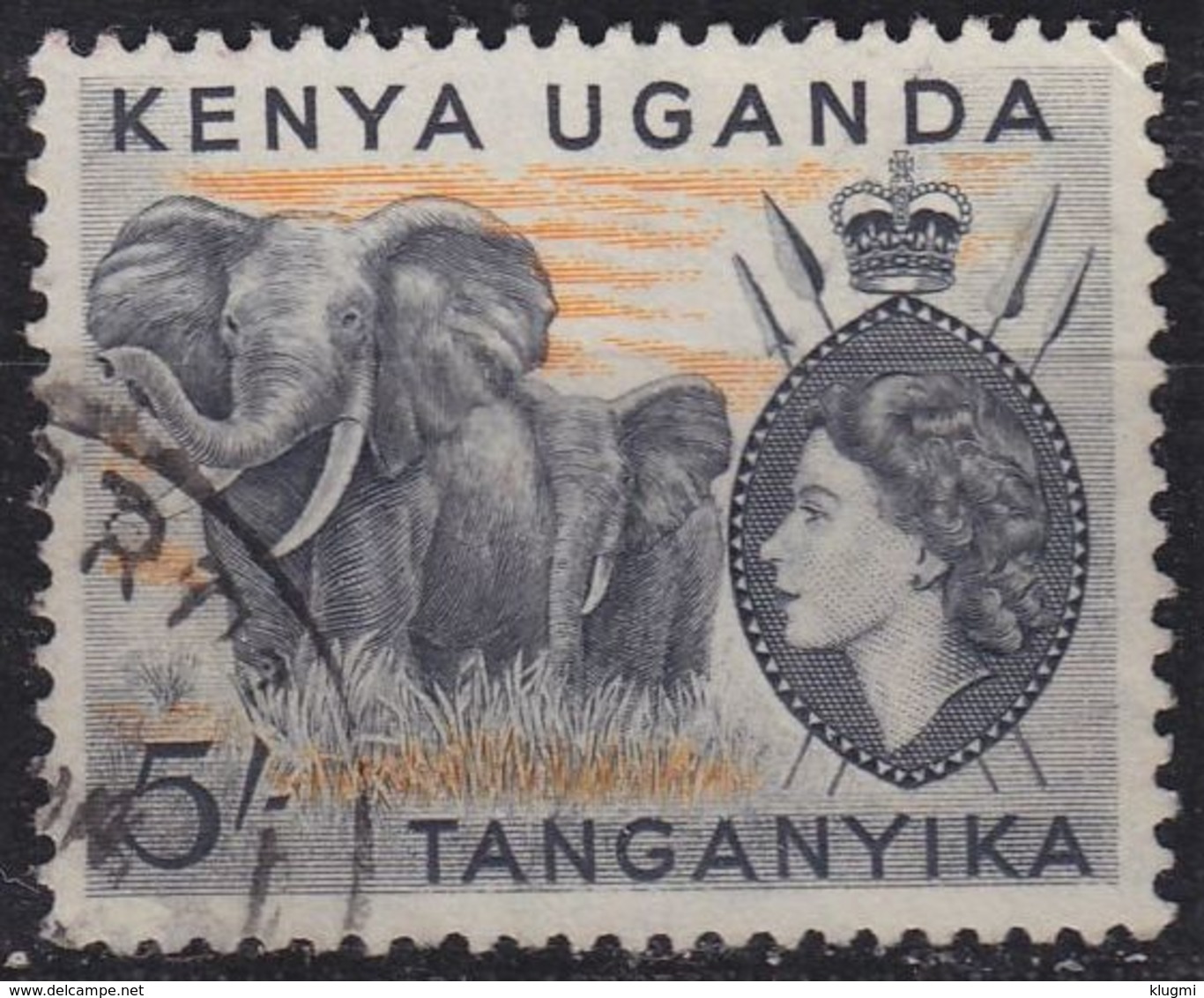 OSTAFRIKA GEMEINSCHAFT [1954] MiNr 0103 ( O/used ) - Kenya, Uganda & Tanganyika