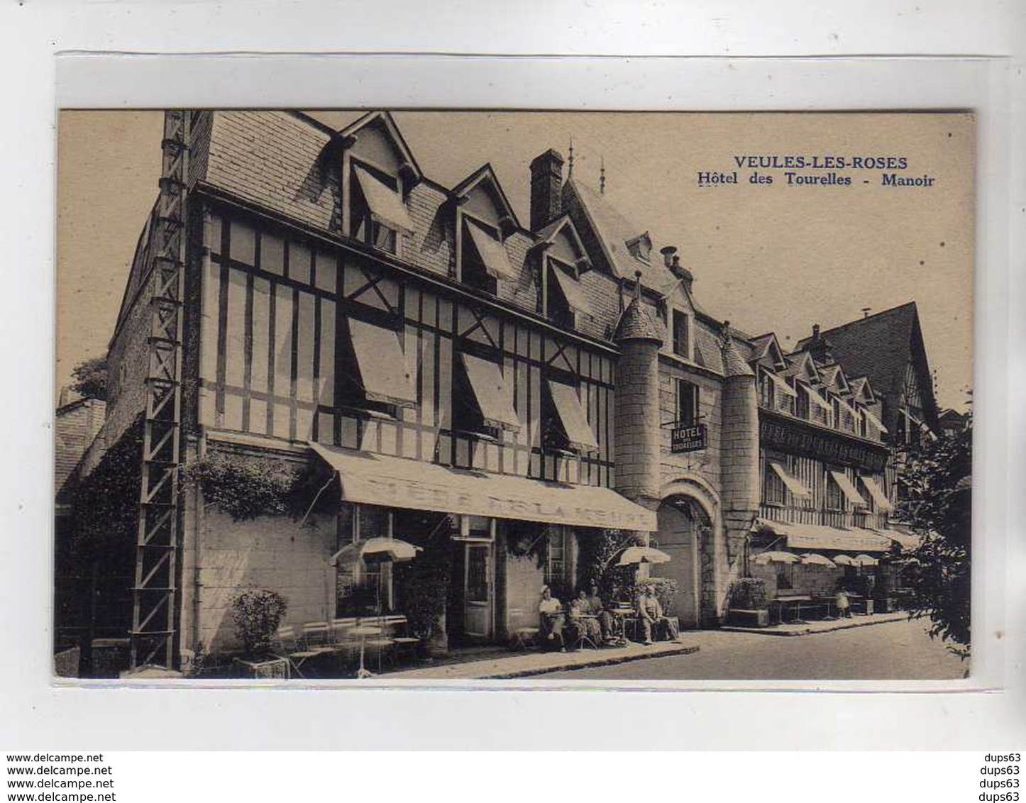 VEULES LES ROSES - Hôtel Des Tourelles - Manoir - Très Bon état - Veules Les Roses