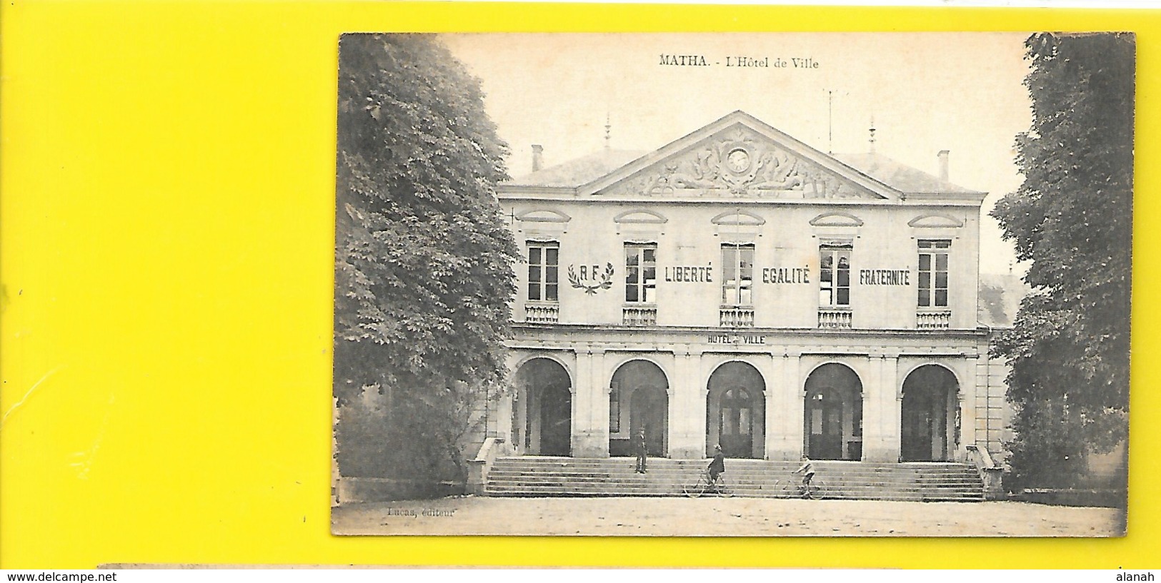 MATHA L'Hôtel De Ville (Lucas) Charente Maritime (17) - Matha