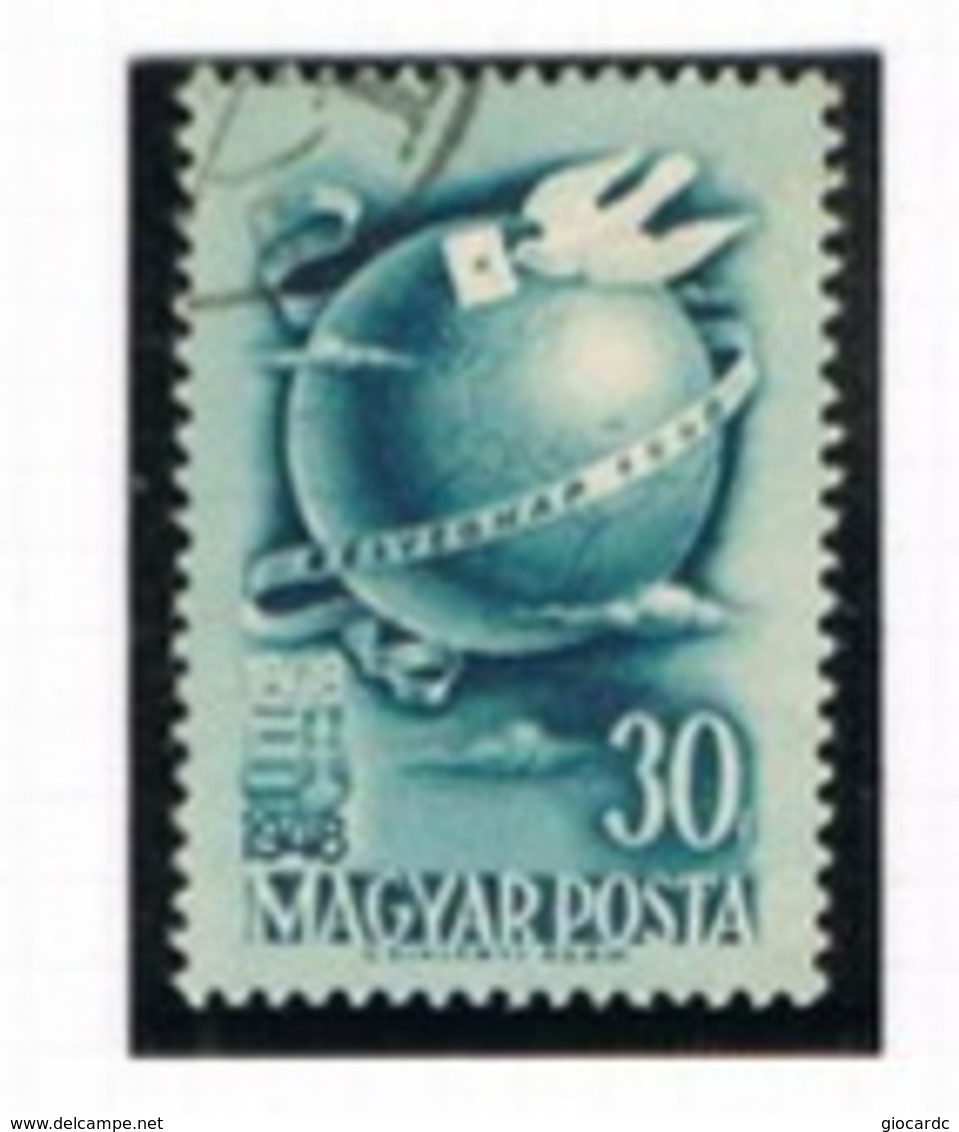 UNGHERIA (HUNGARY)  -  SG  1048 -  1948  NATIONAL PHILATELIC EXN.  - USED° -  RIF.CP - Usado