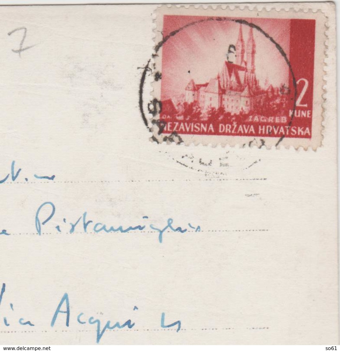 8683 Eb.   Nezavisna Drzava Hrvatska - Sarajevo Begove Dzamije Moschee - 1942 - FP - Bosnia Erzegovina - Bosnien-Herzegowina