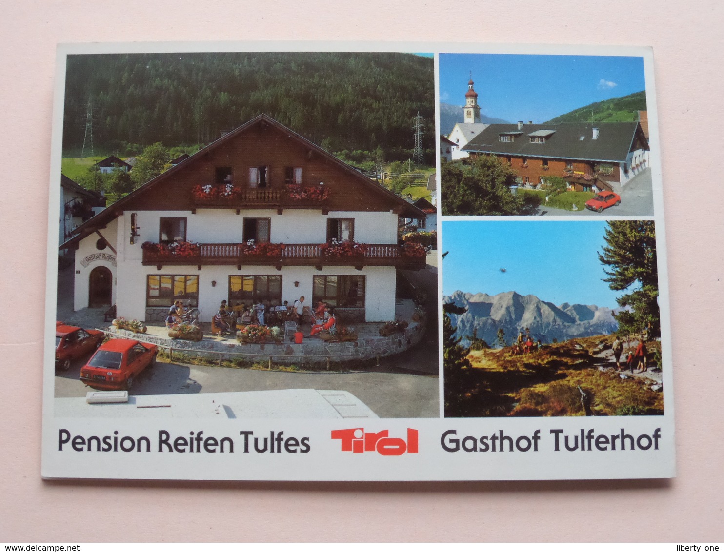 Gasthof TULFERHOF ( Fam. Seppund Grete VOGT ) Tulfes / Tirol ( Publi Card ) Foto Widner Anno 19?? ( Voir / See Photo ) ! - Innsbruck