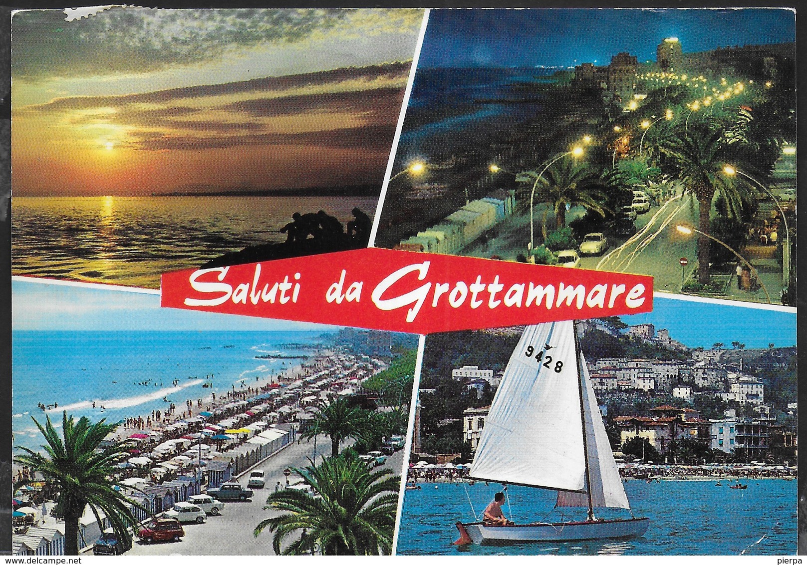 SALUTI DA GROTTAMMARE - VIAGGIATA - Saluti Da.../ Gruss Aus...