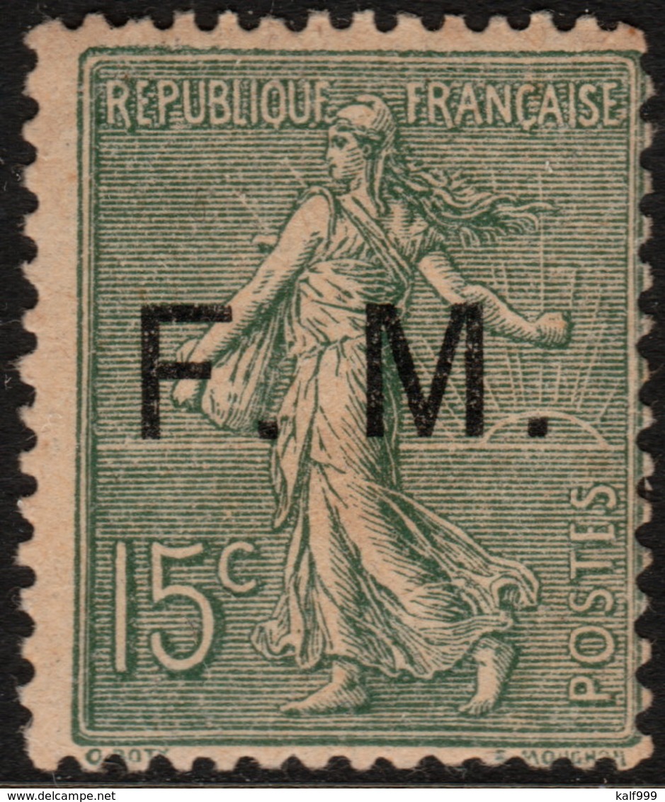 ~~~ France 1901/04 - F.M. Franchise Militaire - Yv. 3 ** MNH -  CV 210.00 Euro - Sans Defaut ~~~ - Military Postage Stamps