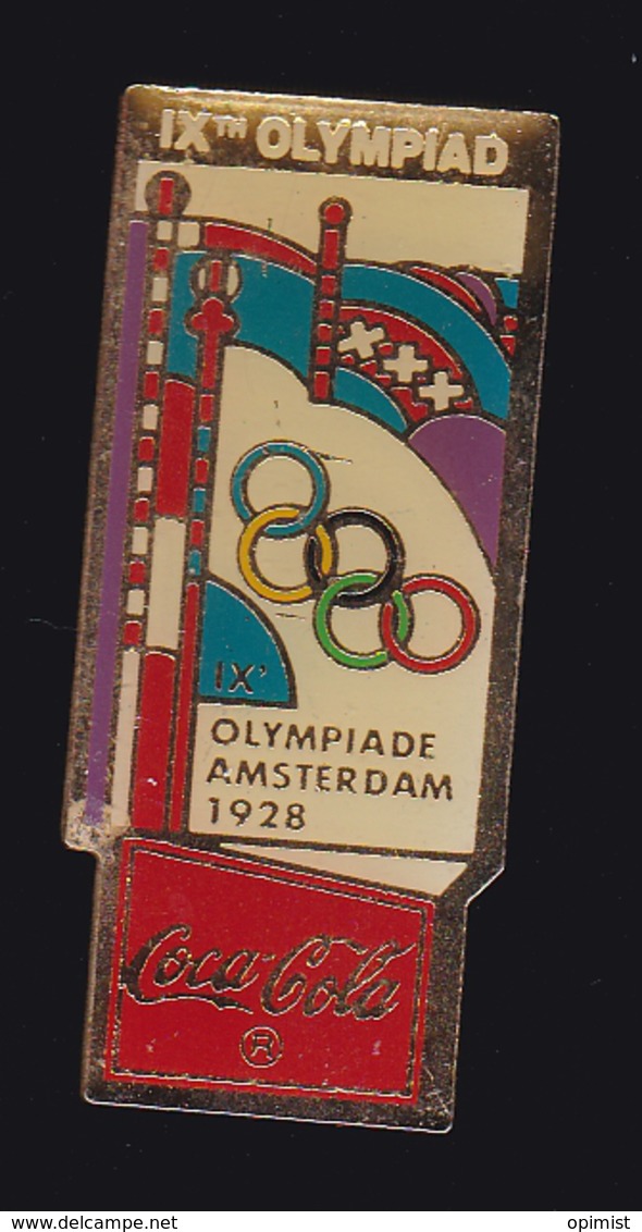 61158 - Pin's..Coca-Cola.Jeux Olympiques.Amsterdam... - Coca-Cola