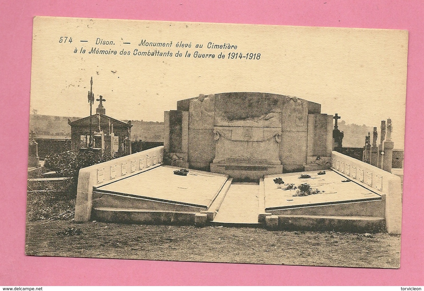 C.P. Dison = Au  Cimetière  : Monument  1914-1918  à La Mémoire  Des Combattants - Dison