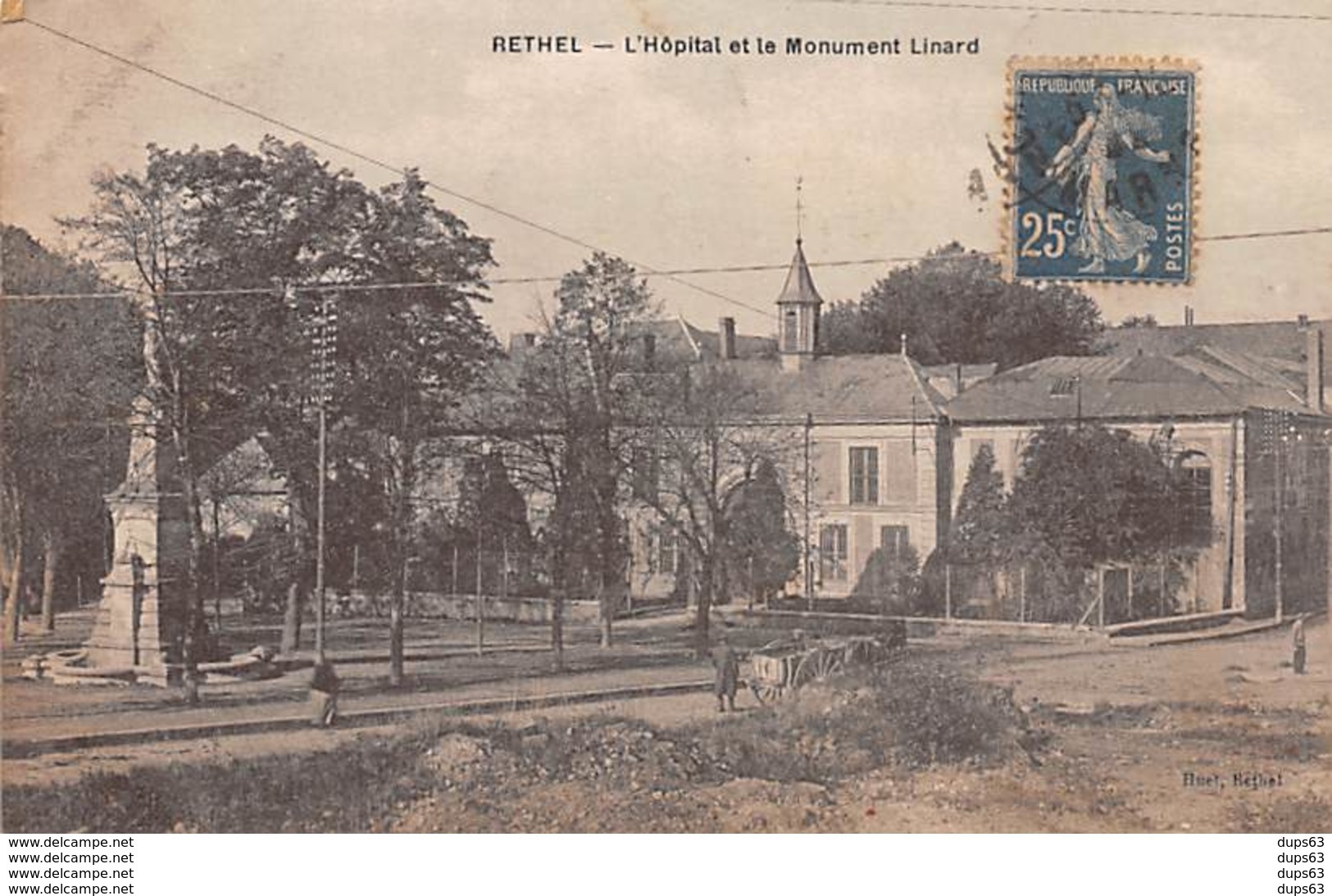 RETHEL - L'Hôpital Et Le Monument Linard - Très Bon état - Rethel