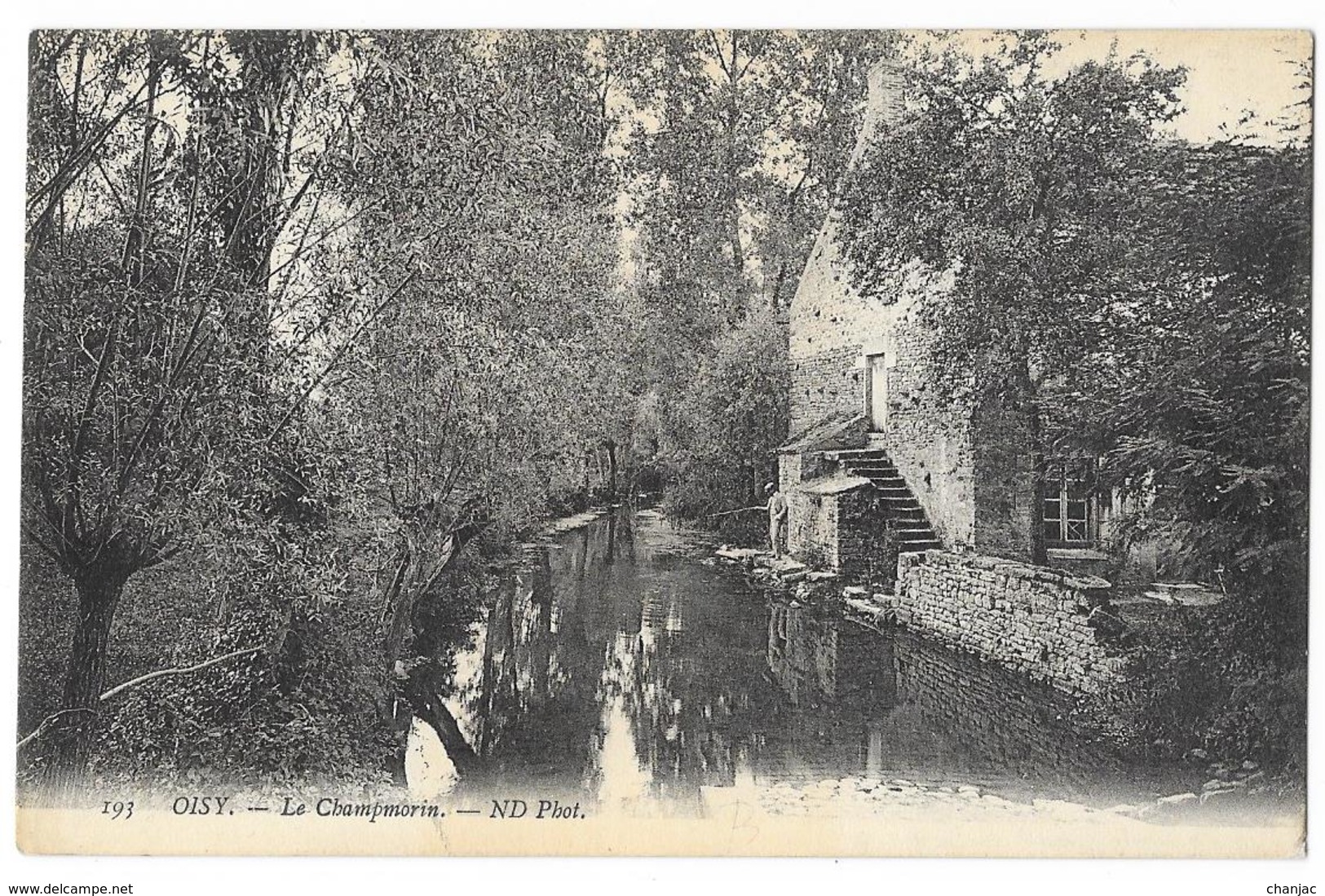 Cpa: 58 OISY (ar. Clamecy) Le Champmorin (Pêcheur) N° 193 - Autres & Non Classés