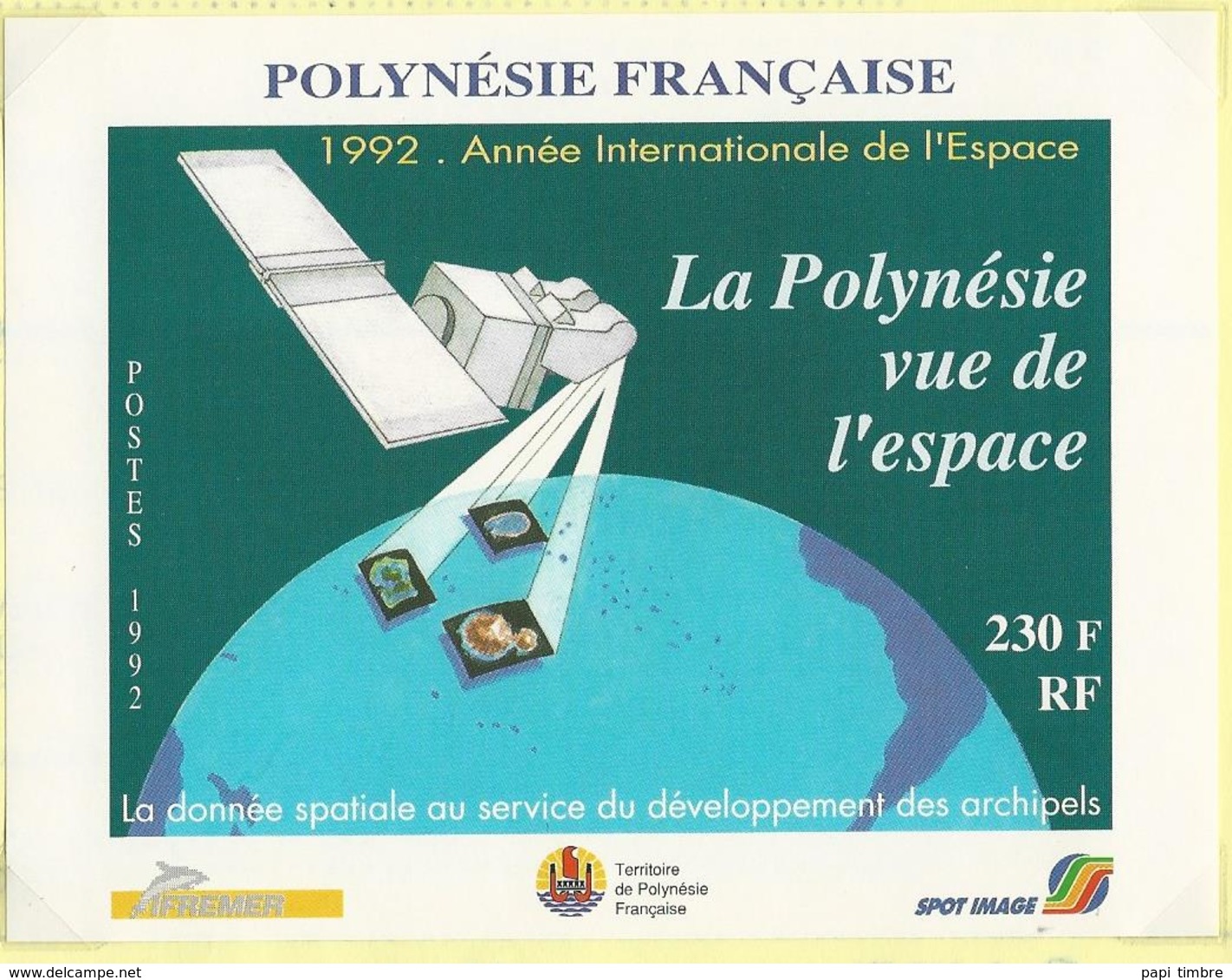 Polynésie-1992-Année Internationale De L'Espace - Blocks & Kleinbögen