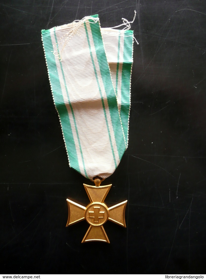 Medaglia Croce Rossa Anzianità XXV Anni Anni '20 Originale - Non Classificati