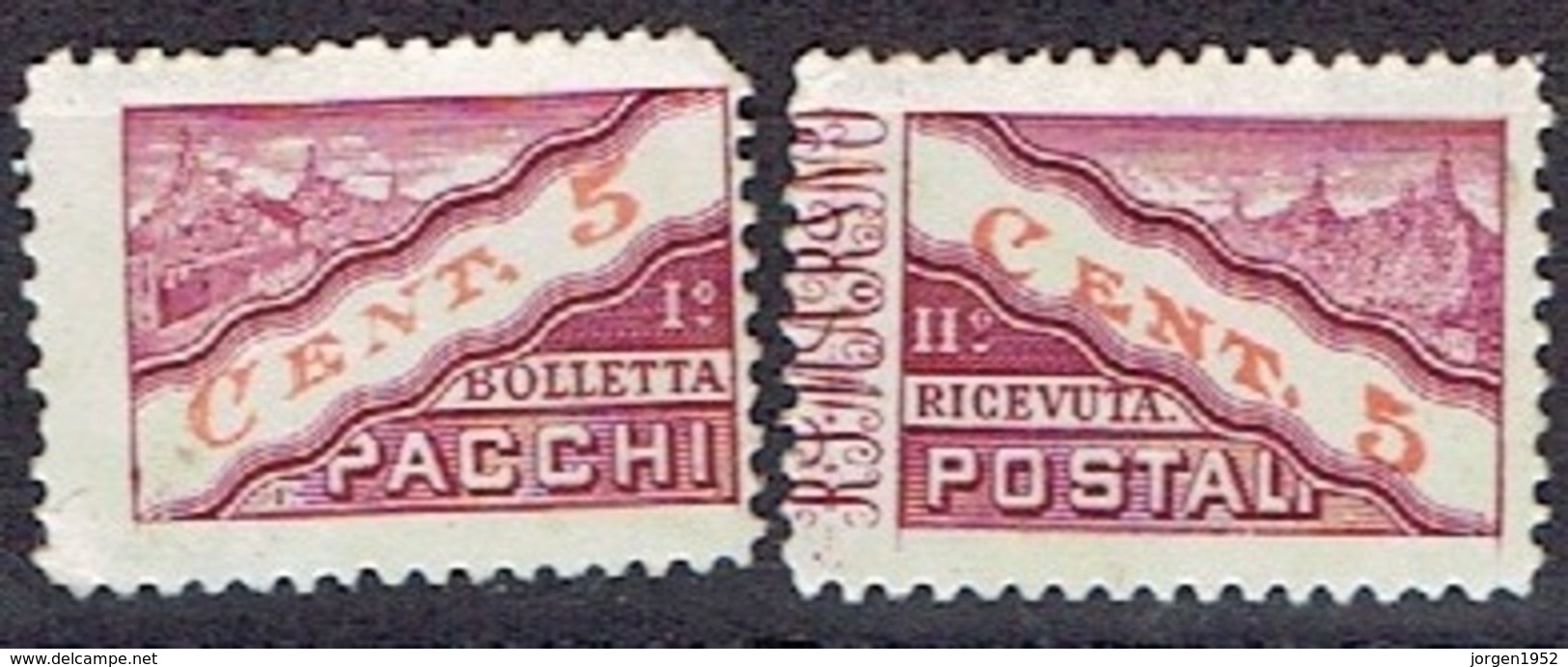 SAN MARINO # FROM 1945 PK17** - Parcel Post Stamps