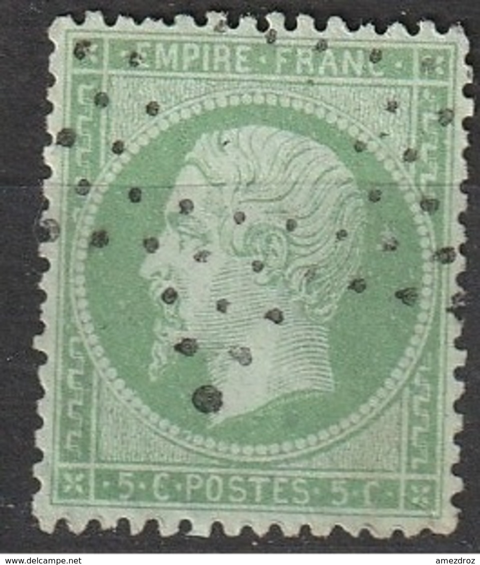 1862 N° 20 Napoléon étoile évidée - 1862 Napoléon III