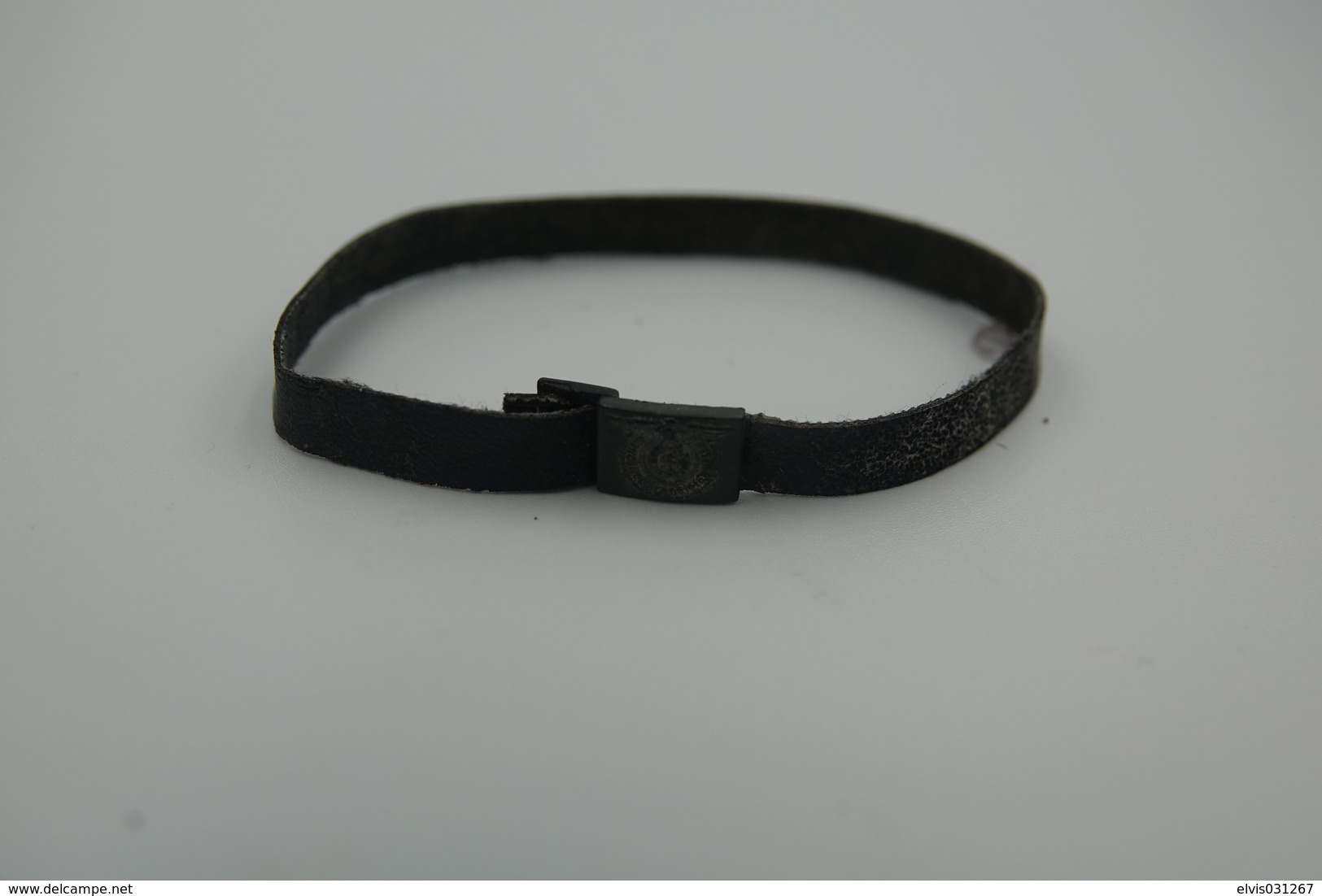 Vintage DRAGON IN DREAMS PARTS : GERMAN BLACK LEATHER BELT Original - Scale 1/6 - DRAGON DID - Action Man