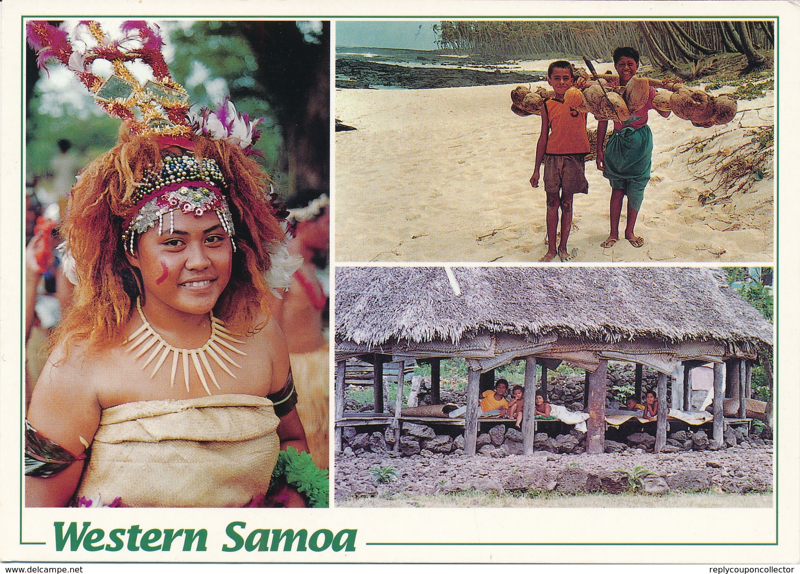 SAMOA  -  1996 ,  AK Nach Schlitz / DE - Samoa (Staat)