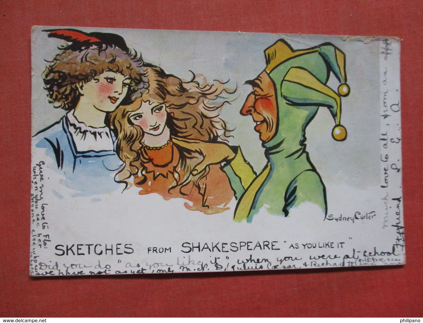 Signed Carter  Sketches From Shakespeare   Ref  3852 - Other & Unclassified