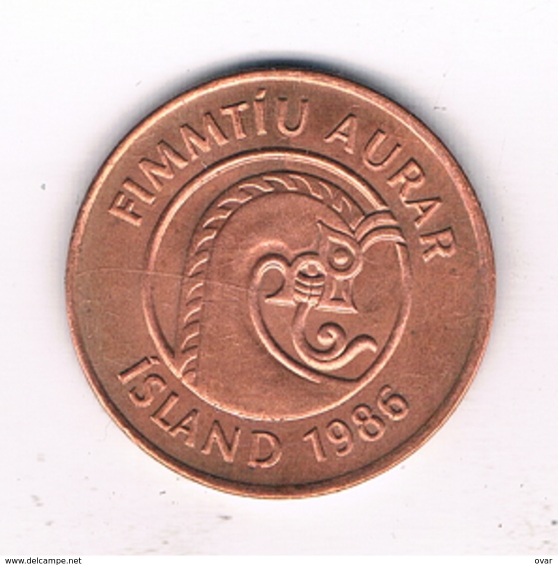 50 AURAR 1986 IJSLAND /641/ - Islande