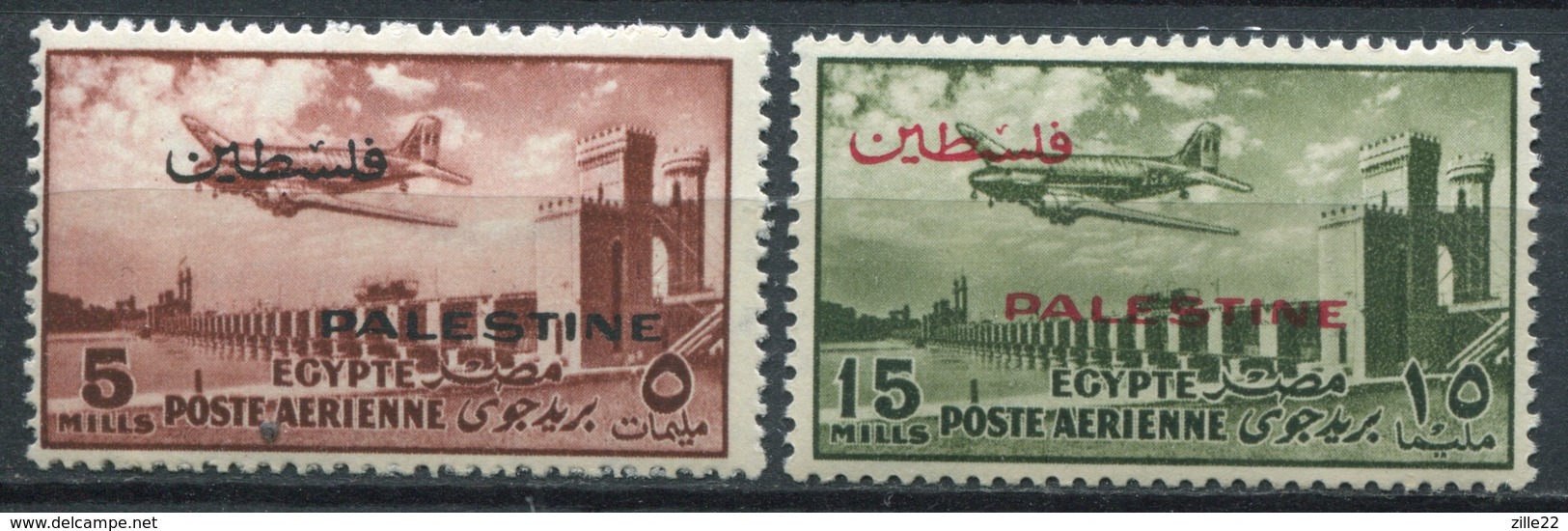 Palästina Palestine - Ägypten Besatzung Mi# 88-89 Postfrisch MNH - Palästina