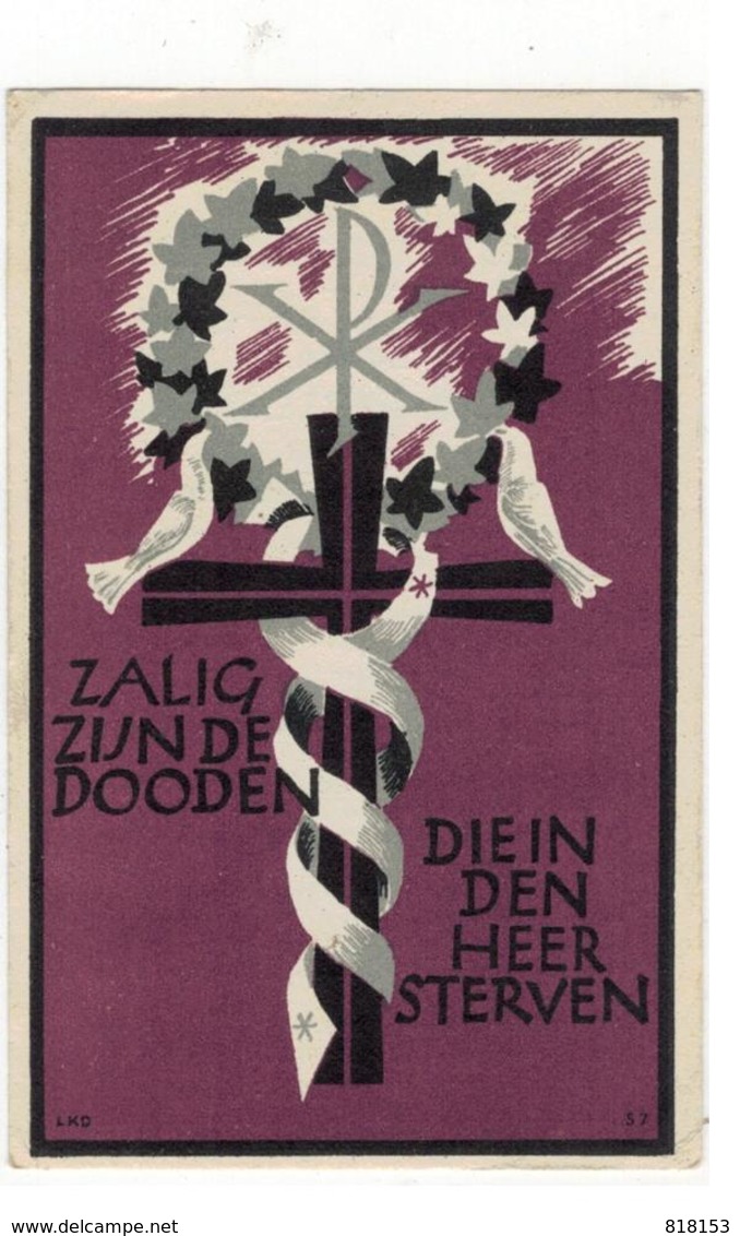 DP ZUSTER PHILOMENA In De Wereld VAN NUFFELEN Maria Catharina Geboren Betekom 1899 Gestorven Duffel 1946 - Religion & Esotérisme