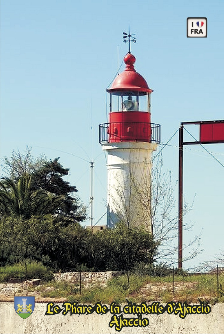 Set 6 Cartes Postales, Phares, Lighthouses Of Europe, France, Ajaccio, Le Phare De La Citadelle D'Ajaccio - Fari