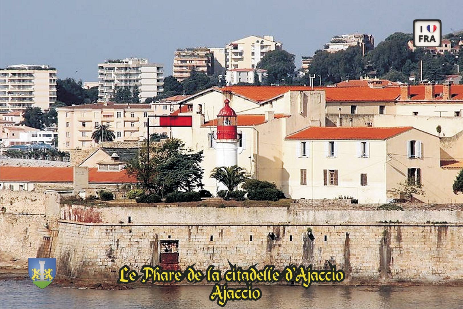 Set 6 Cartes Postales, Phares, Lighthouses Of Europe, France, Ajaccio, Le Phare De La Citadelle D'Ajaccio - Fari