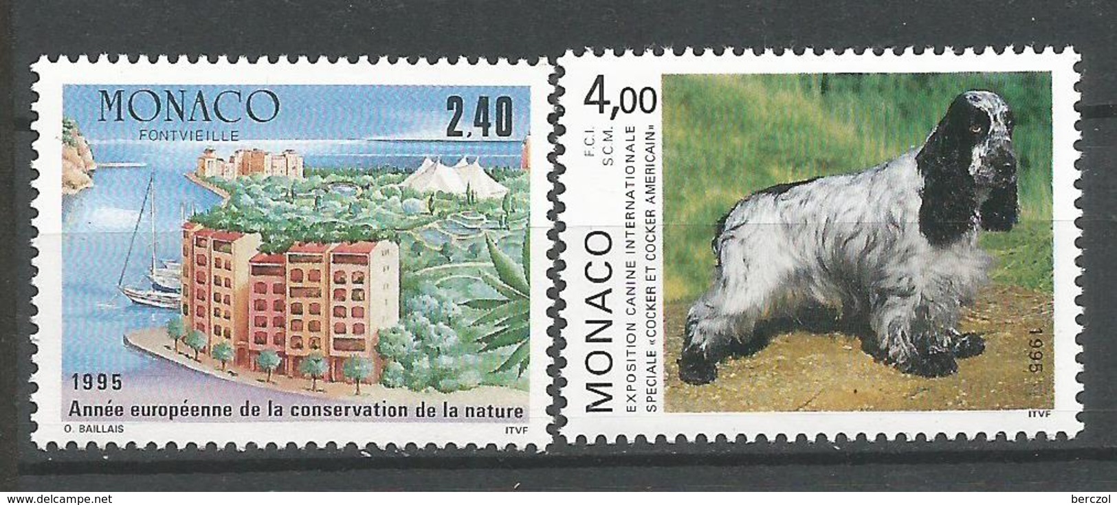 MONACO ANNEE 1995 N° 1979 1980 NEUFS** MNH - Ongebruikt