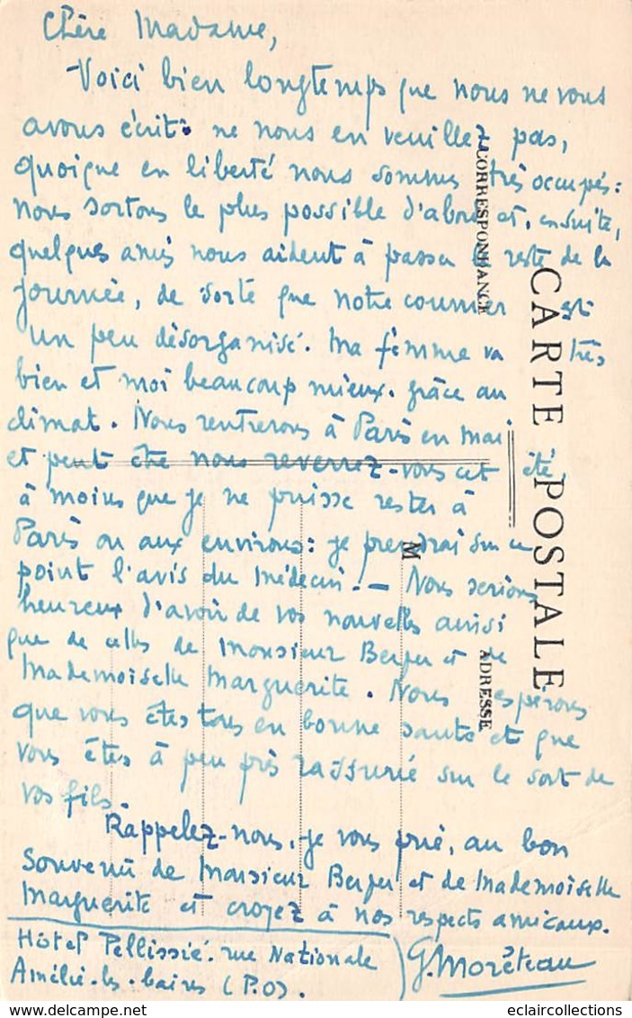 Amélie Les Bains         66         Vue Prise Du Pont De L'hôpital Militaire     (voir Scan) - Autres & Non Classés