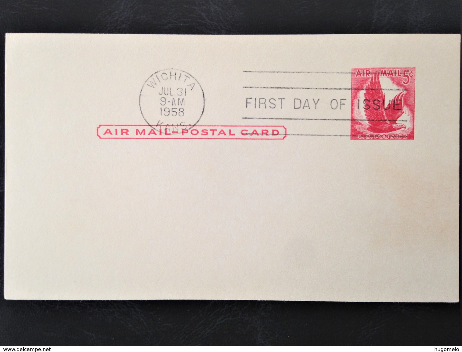 United States, Uncirculated Postcard, "Eagles", "Birds", 1958 - Wichita