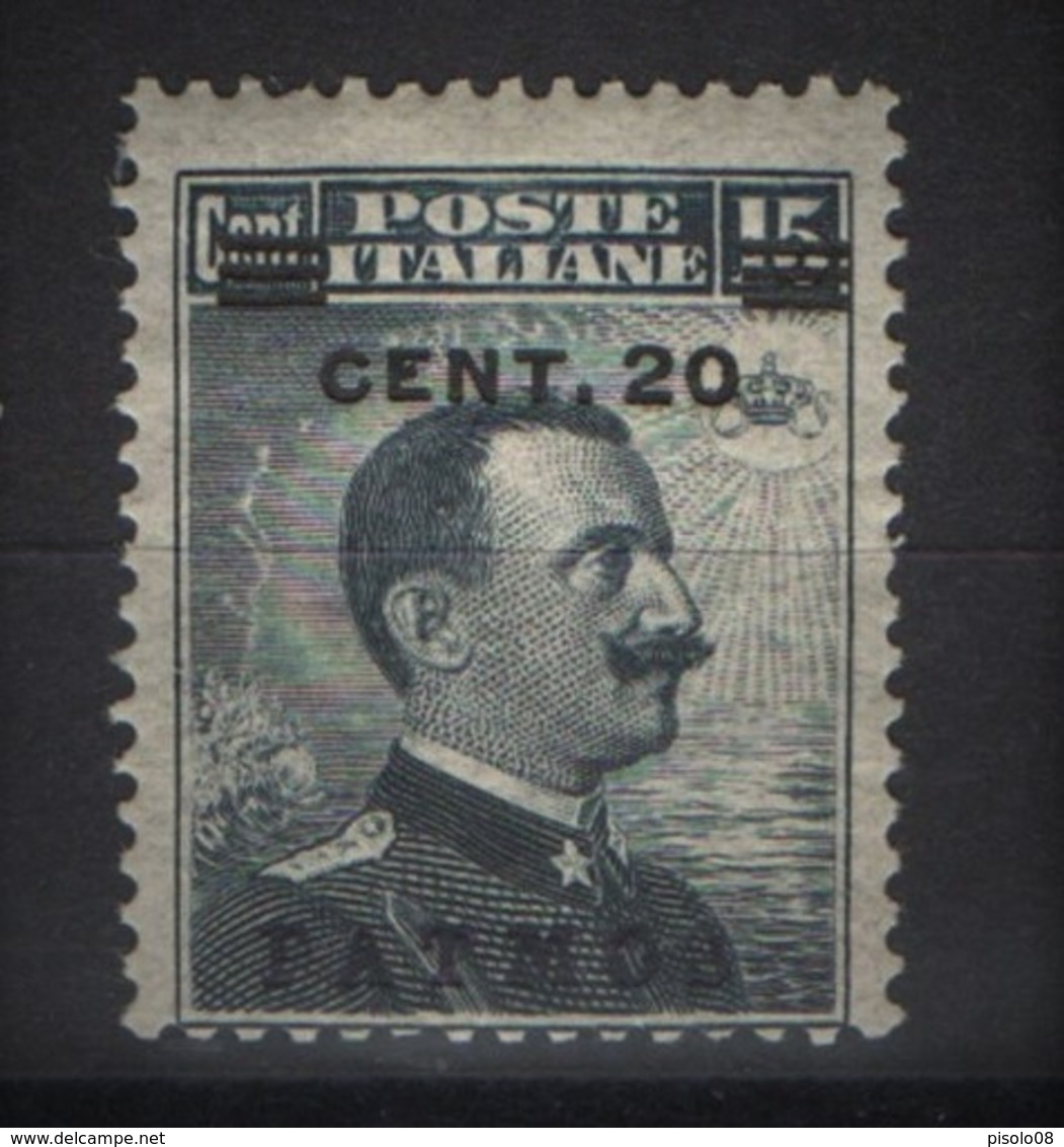 EGEO PATMO 1916  20 C. SU 15 C.  ** MNH - Egeo (Scarpanto)