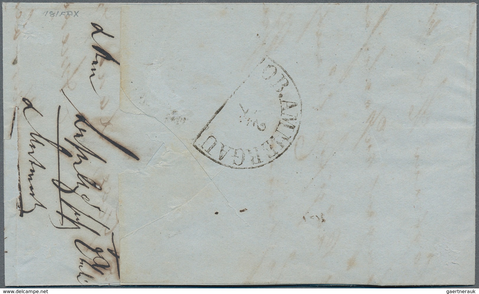 Bayern - Marken Und Briefe: 1853, 6 Kr Braunorange (Marke Gelöst Und Replaziert) Aus Der Rechten Obe - Andere & Zonder Classificatie