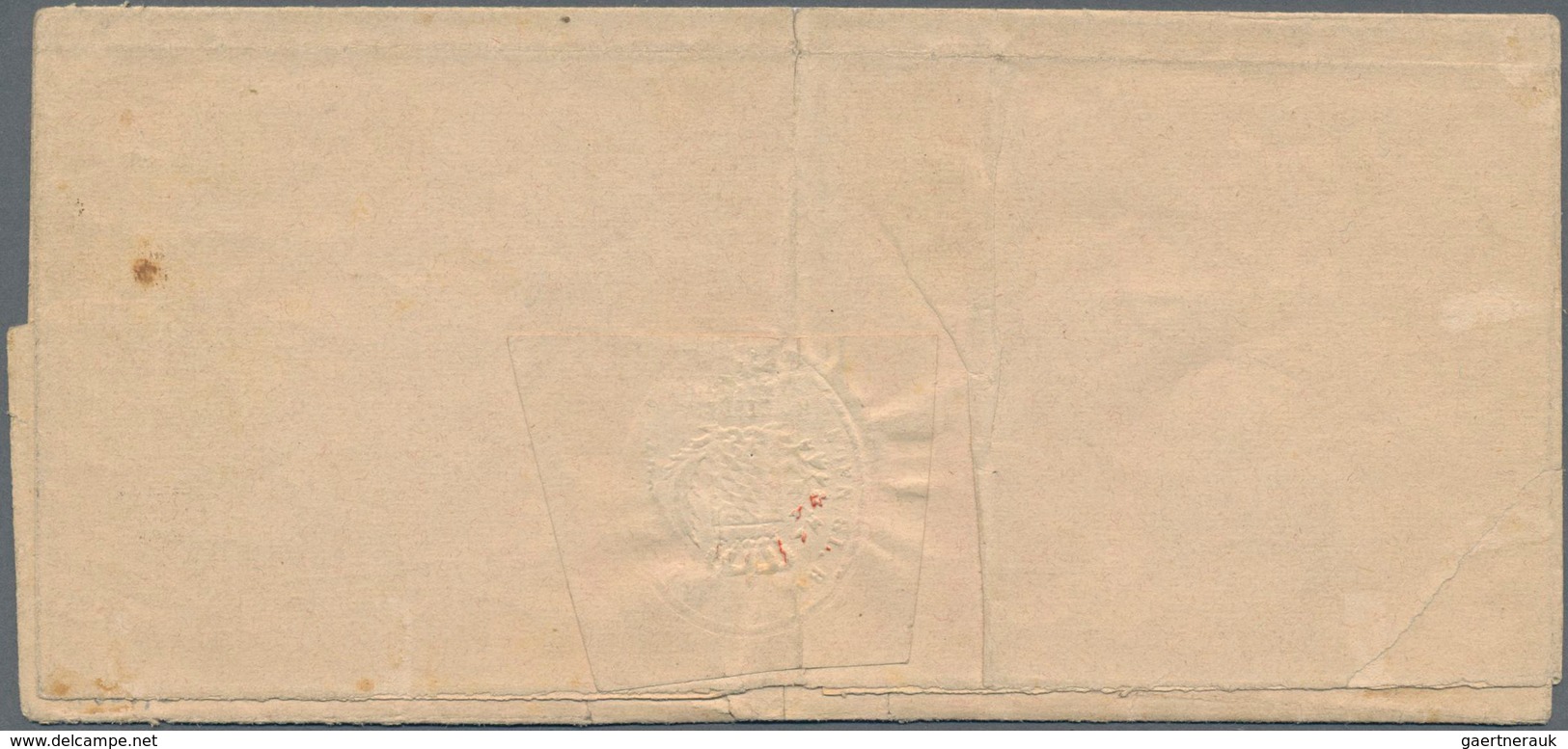 Bayern - Portomarken: 1862 Portomarke 3 Kr. Geschnitten Auf Brief Mit Sehr Seltenem K1 "ROTTHALMÜNST - Other & Unclassified