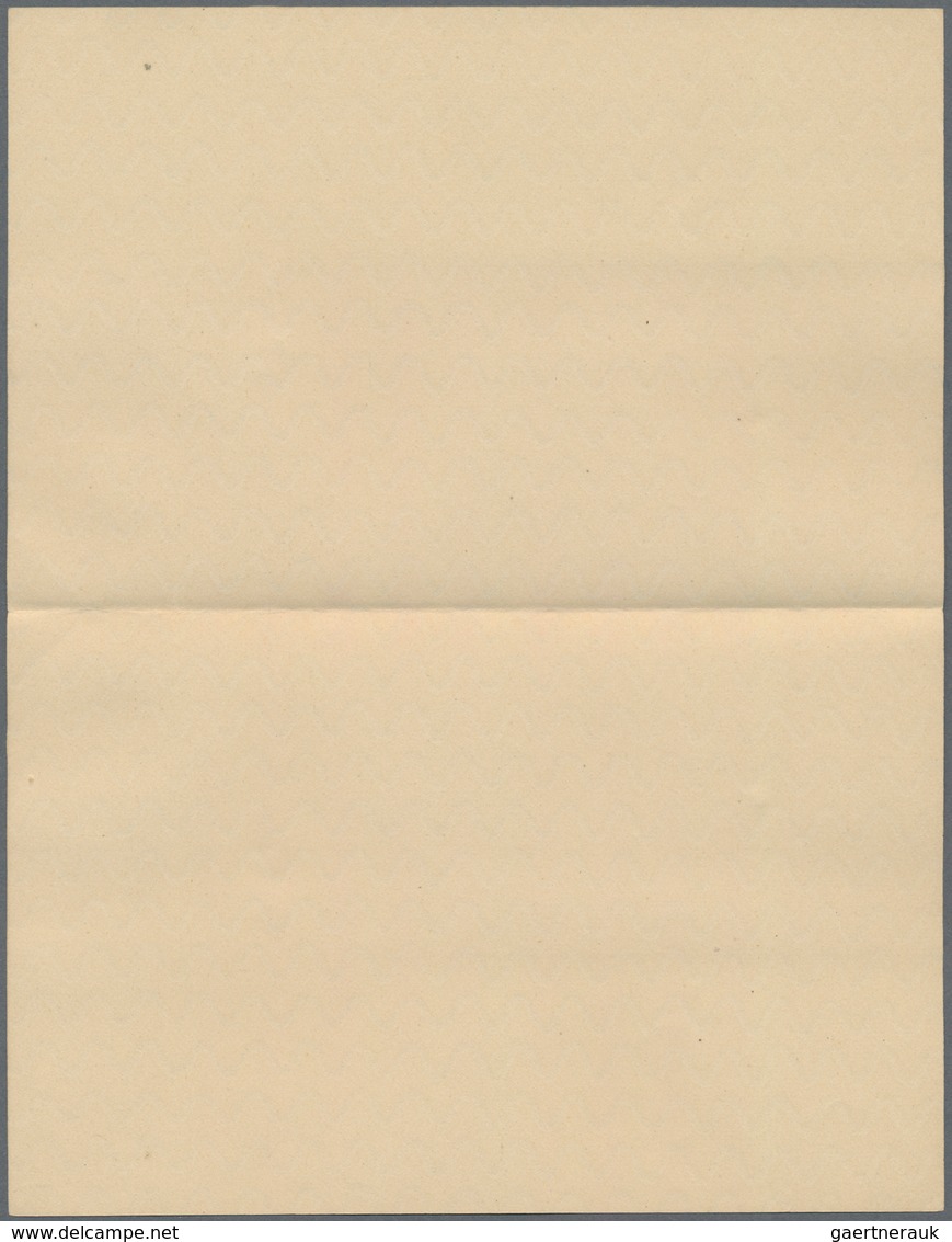 Bayern - Ganzsachen: 1884, Unbedruckte Gelbliche Papierprobe Zur Wappenausgabe 10 Pf. Mit Beidseitig - Other & Unclassified
