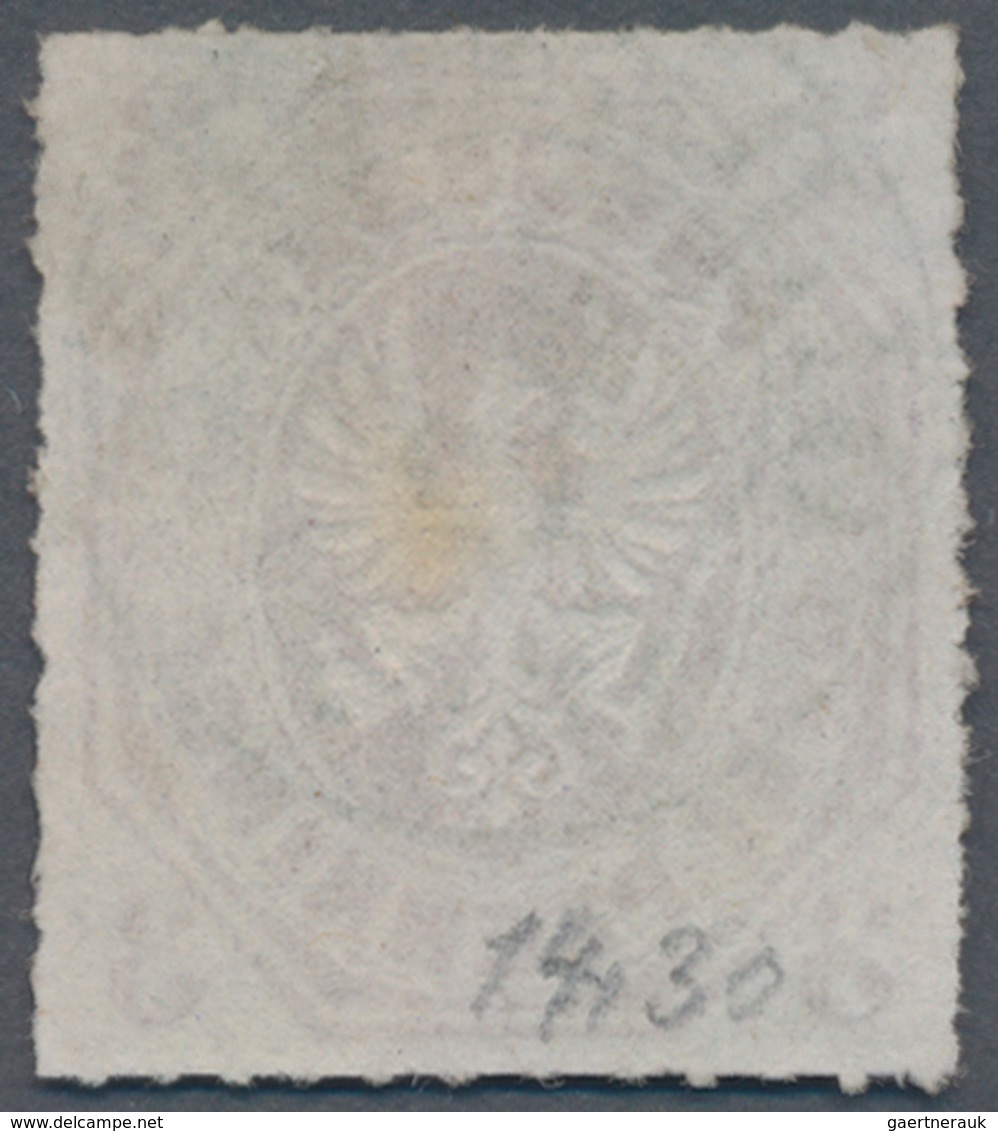 Preußen - Marken Und Briefe: 1867, 3 Pfg. Graulila, Farbfrisches Exemplar Mit Allseits Gutem Durchst - Other & Unclassified