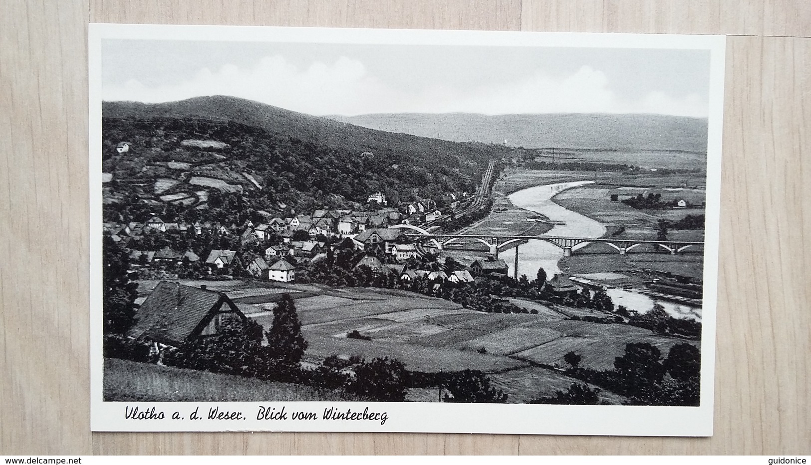 Ansichtskarte - Vlotho - Blick Vom Winterberg - Vlotho