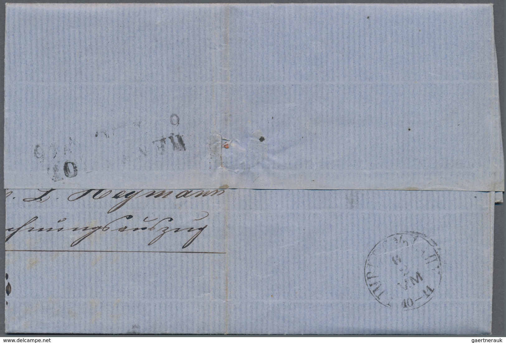 Thurn & Taxis - Marken Und Briefe: 1861, 1 Kreuzer Grün - 4x Als MeF Für Doppelbrief Auf Kpl. Faltbr - Other & Unclassified