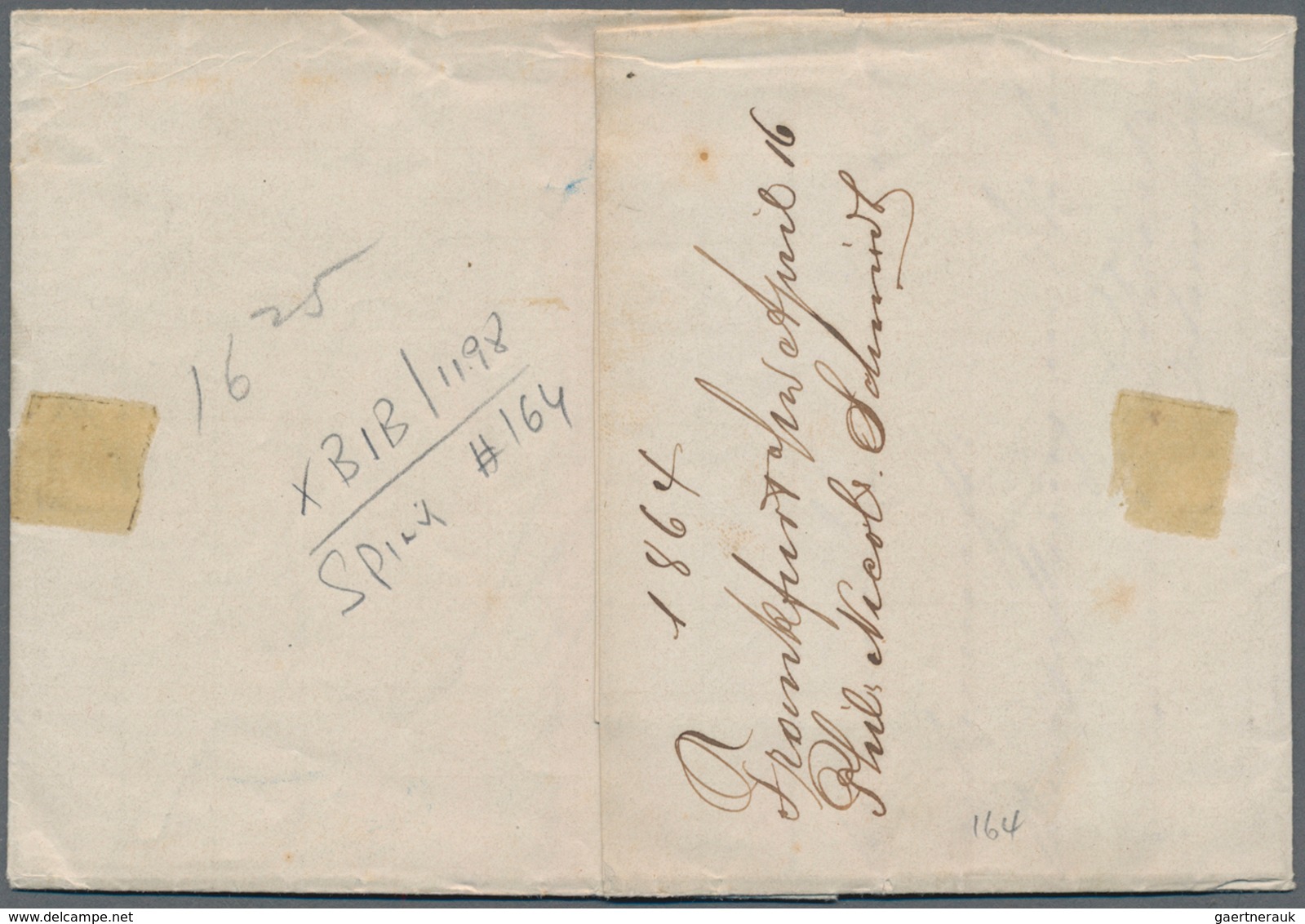 Thurn & Taxis - Marken Und Briefe: 1859, 30 Kr. Orange Zusammen Mit 2x 1 Kr. Dunkelgrün Und 1862, 9 - Other & Unclassified