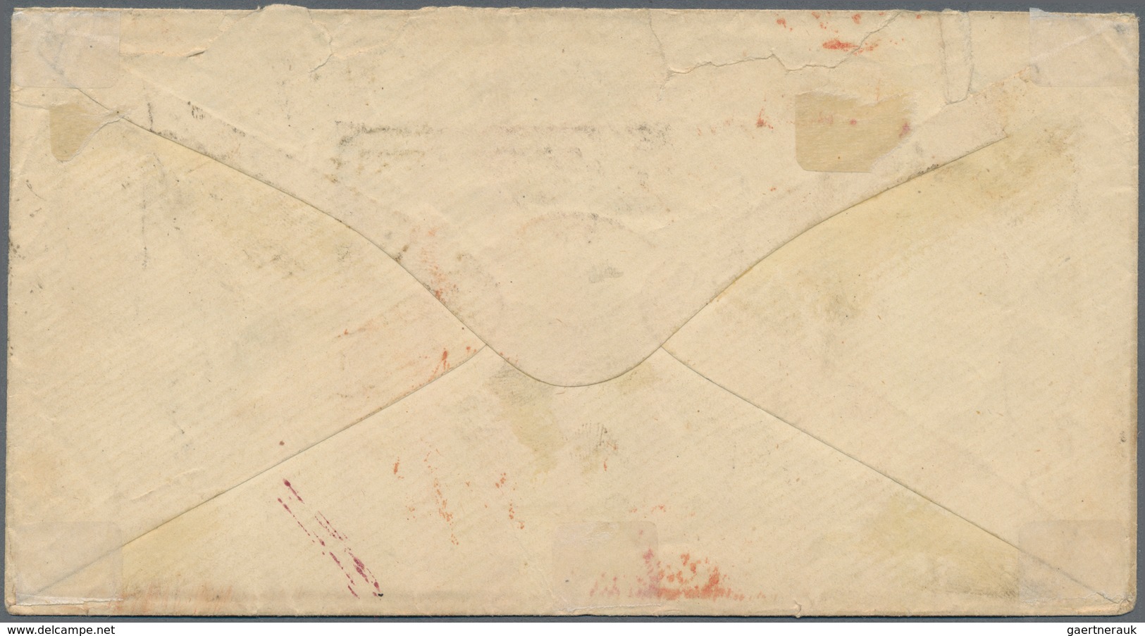 Norddeutscher Bund - Marken Und Briefe: 1868, Brief Mit ¼ Gr Violett, ½ Gr. Orange, 1 Gr. Rot Und Pa - Andere & Zonder Classificatie