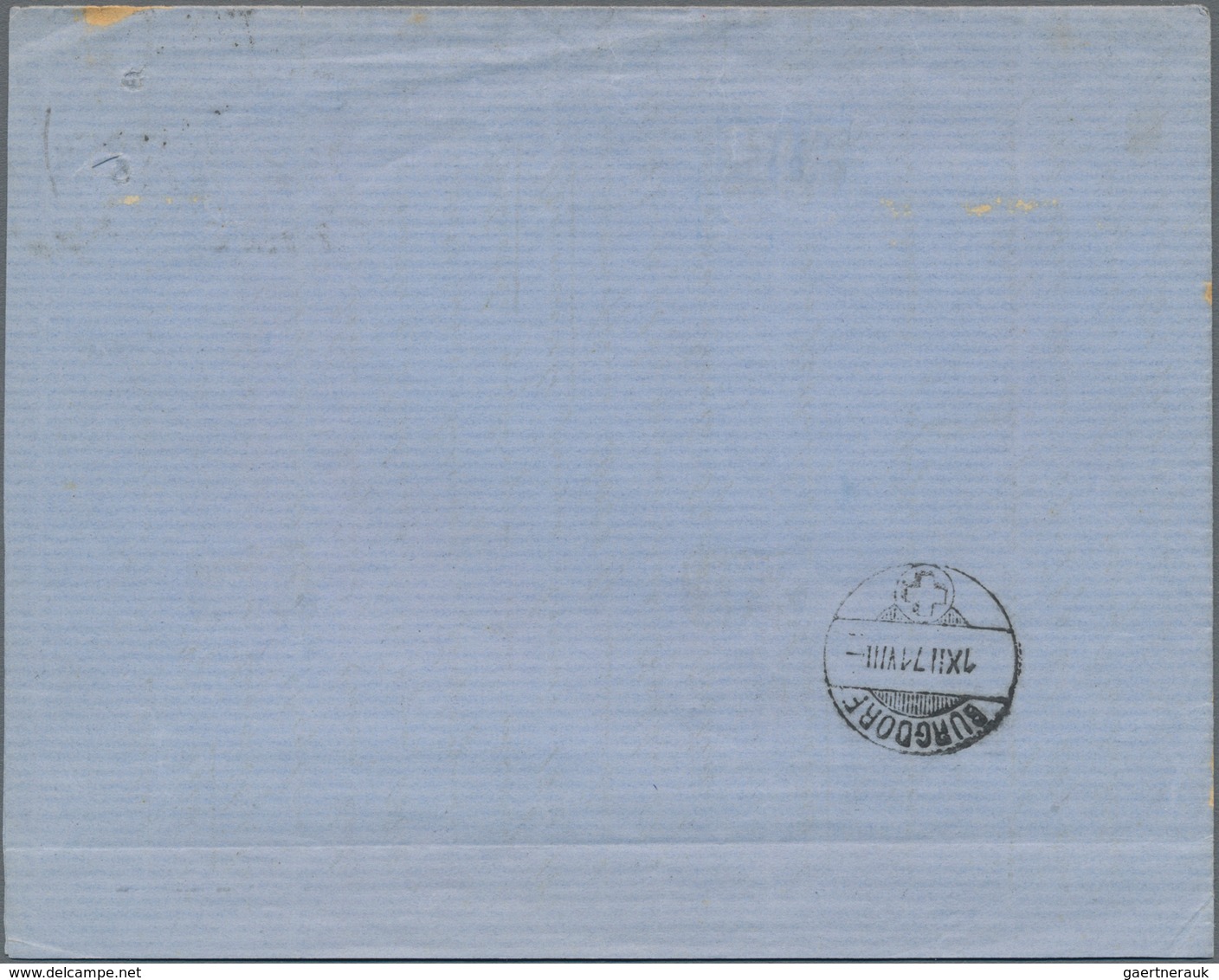 Norddeutscher Bund - Marken Und Briefe: 1869, ½ Gr. Orange Gezähnt Mit Hufeisenstempel "HAMBURG I.A. - Altri & Non Classificati