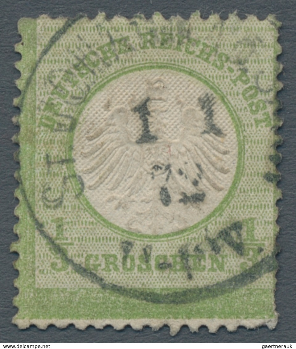 Deutsches Reich - Brustschild: 1872, "1/3 Gr. Kleiner Schild Im Format L 16", Farbfrischer Wert Mit - Unused Stamps