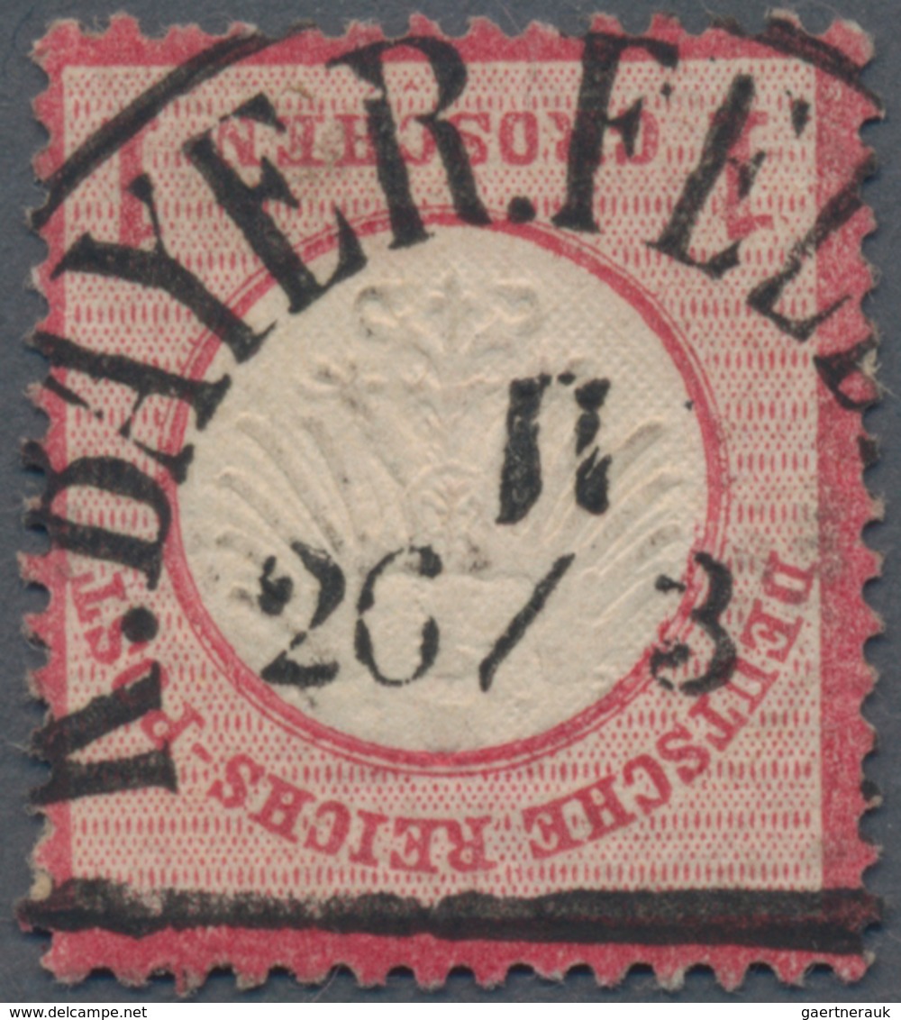 Deutsches Reich - Brustschild: 1872 Kleiner Schild 1 Groschen Rosa Mit Bayerischem HK "K.BAYER. FELD - Ongebruikt