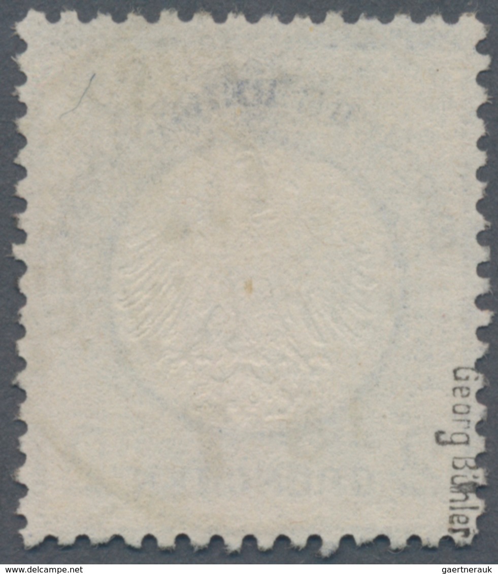 Deutsches Reich - Brustschild: 1872 Kleiner Schild 2 Gr Blau Mit Ideal-K1 "K.D.FELD-POSTEXPED. 6.INF - Ungebraucht