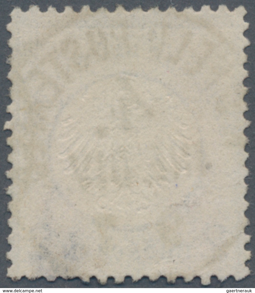 Deutsches Reich - Brustschild: 1872 Kleiner Schild 2 Gr Blau Mit Ideal-K1 "K.D.FELD-POSTEXPED. 4.INF - Ungebraucht