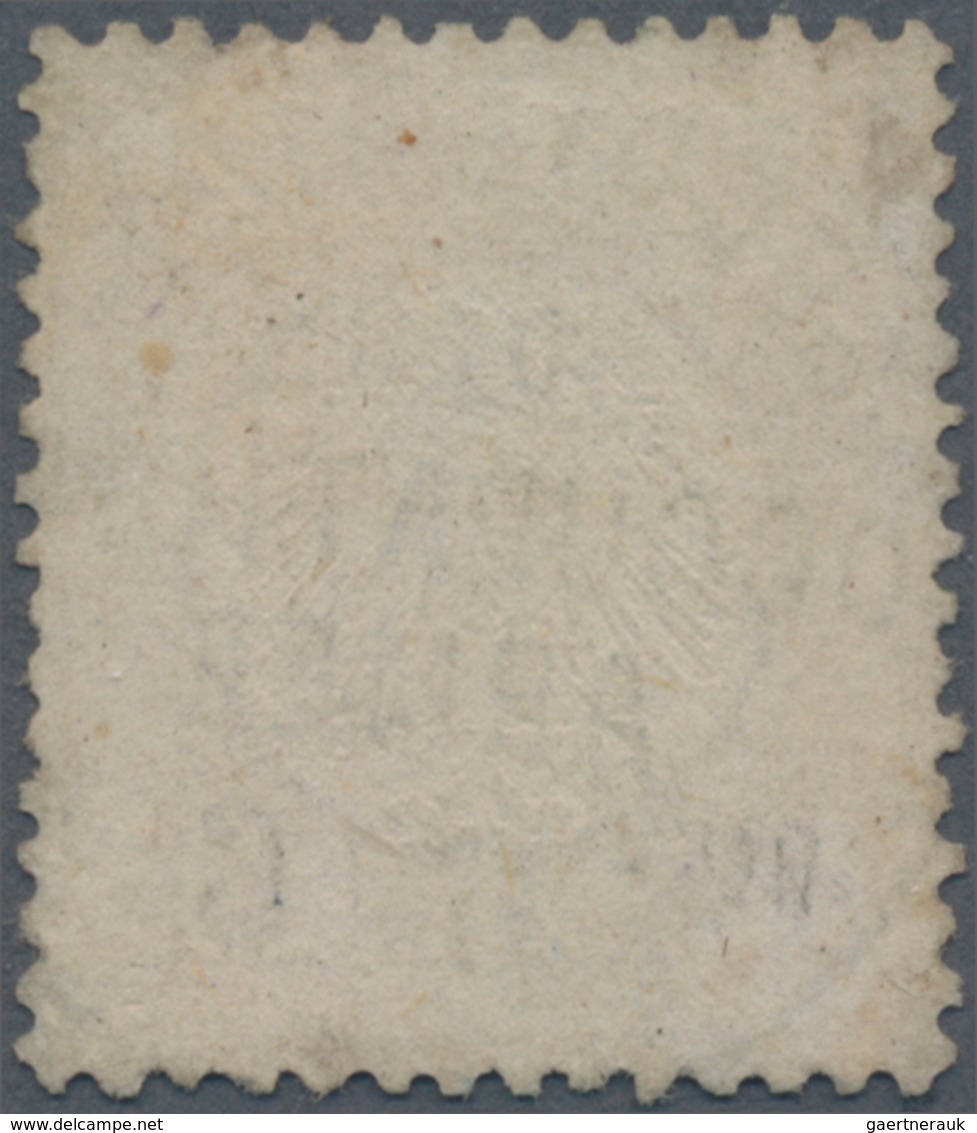 Deutsches Reich - Brustschild: 1872 Kleiner Schild 5 Gr Graubraun Mit Ideal-K1 "FELDPOSTAMT DER OCCU - Unused Stamps