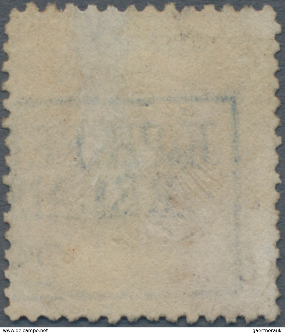 Deutsches Reich - Brustschild: 1872, Kleiner Schild 5 Gr Ockerbraun Mit Blauem Ra3 "K:PR:FELD-POST-R - Unused Stamps