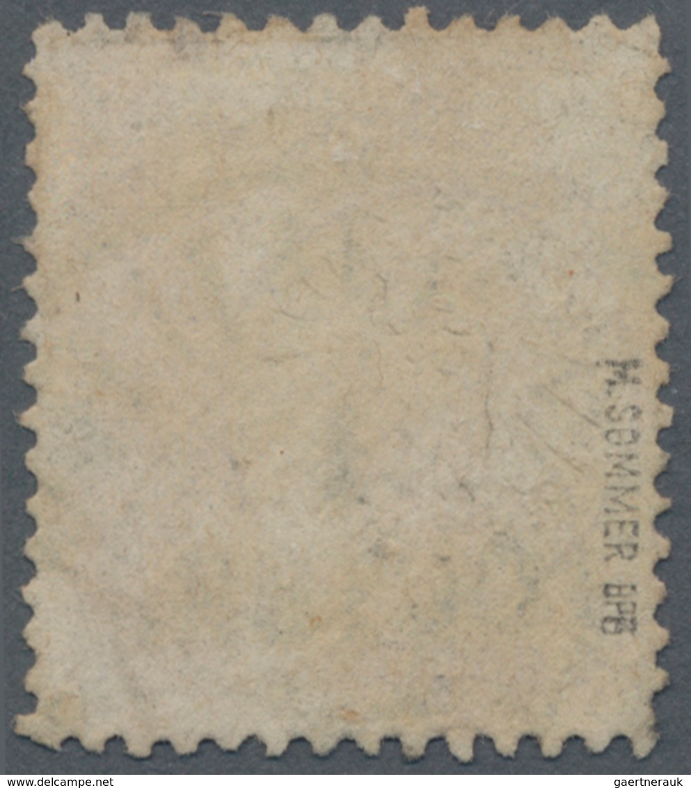 Deutsches Reich - Brustschild: 1872, Großer Schild ¼ Gr. Grauviolett Mit Starker Senkrechter Verzähn - Unused Stamps