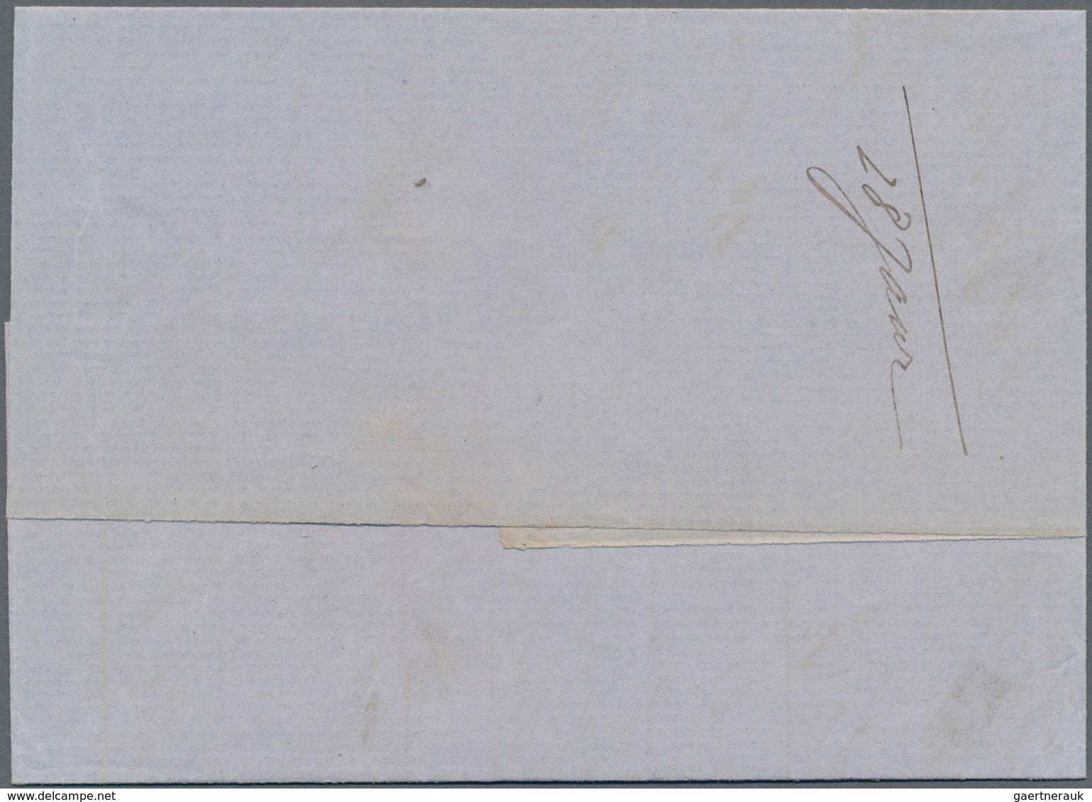 Deutsches Reich - Brustschild: 1872 Brief ½Gr.+1Gr. Mit DÄNISCHEM SCHIFFPOST-Ra3 "KORSOR KIEL DPSK P - Ungebraucht