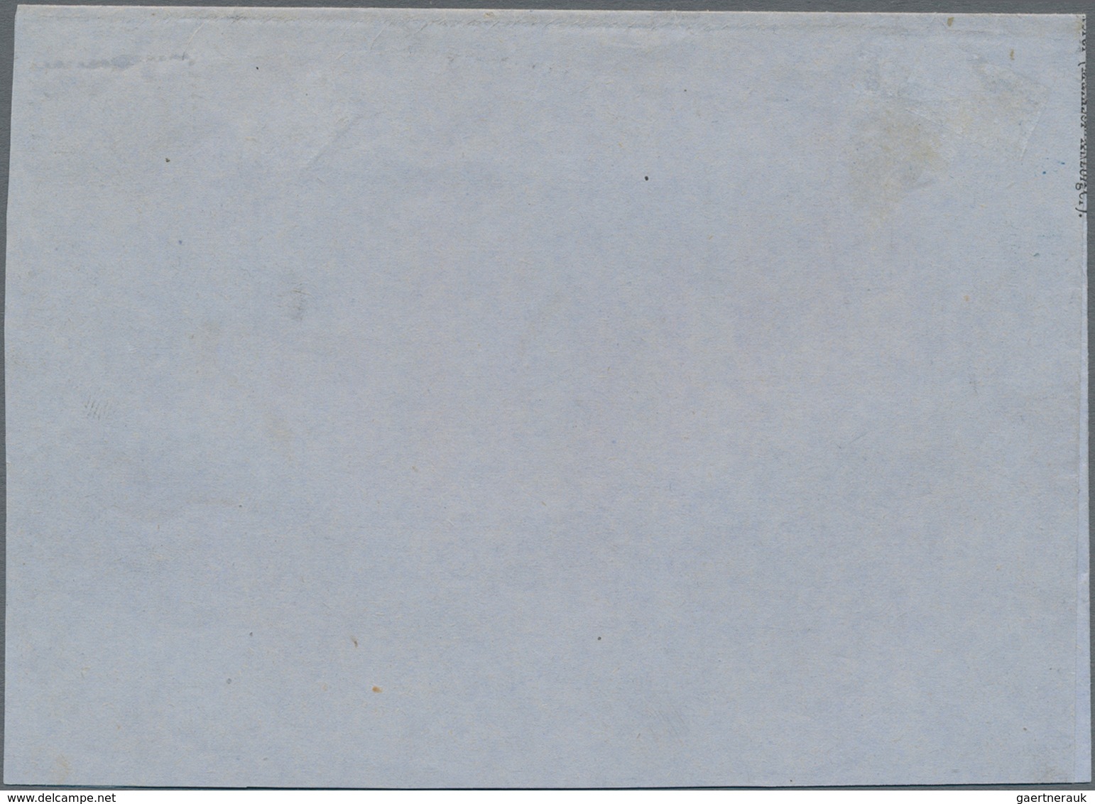 Deutsches Reich - Brustschild: 1872, Großer Schild 1 Kr. In B-Farbe Dunkelgrün Auf Drucksache Von "M - Ongebruikt