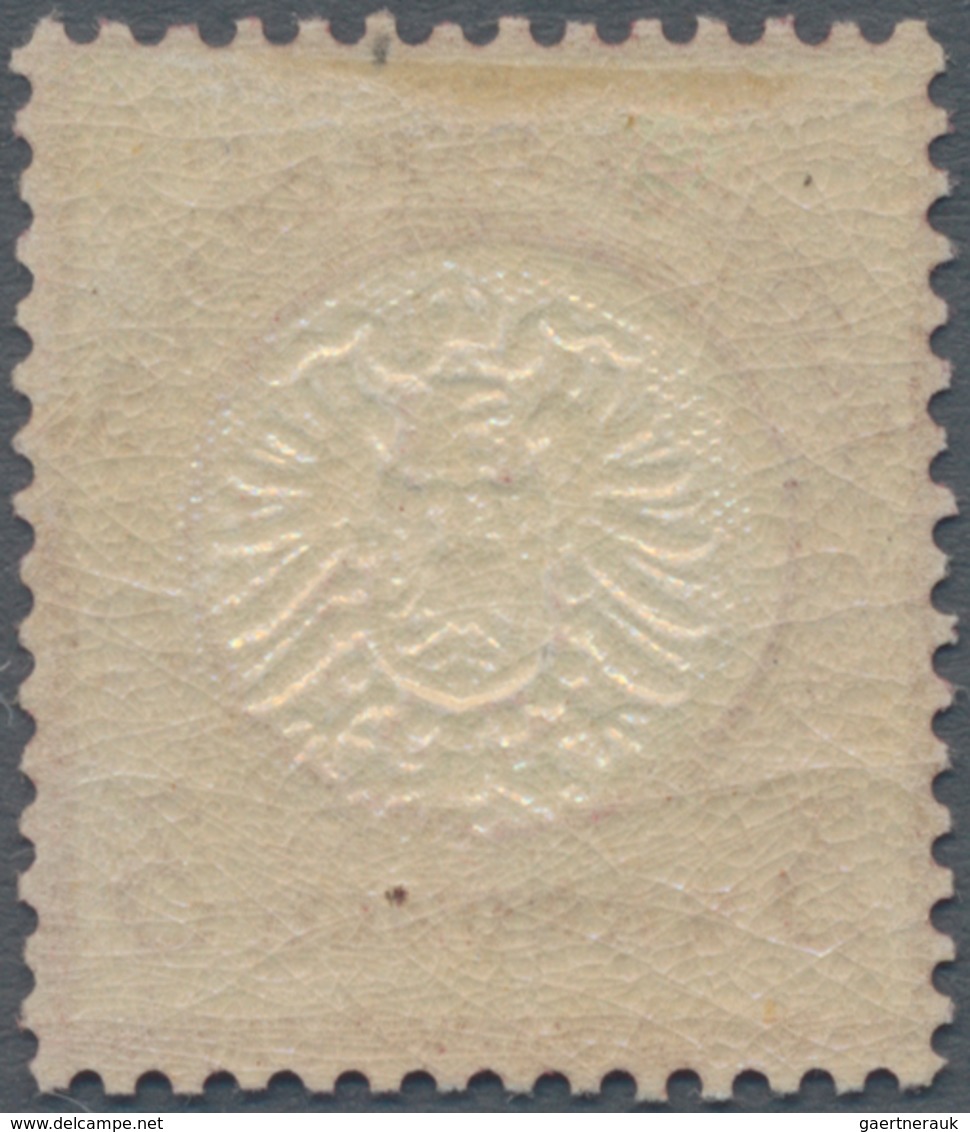 Deutsches Reich - Brustschild: 1872 Großer Schild 3 Kr. Ungebraucht Mit Plattenfehler IV B: Je Klein - Unused Stamps